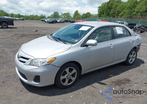 2011 Toyota Corolla Le from USA, damaged, VIN 2T1BU4EEXBC588586
